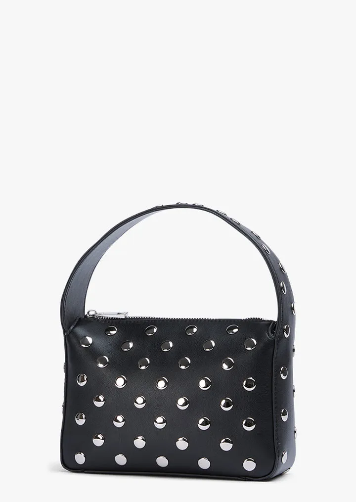 Natty Black Nappa/Studs sold by Tony Bianco