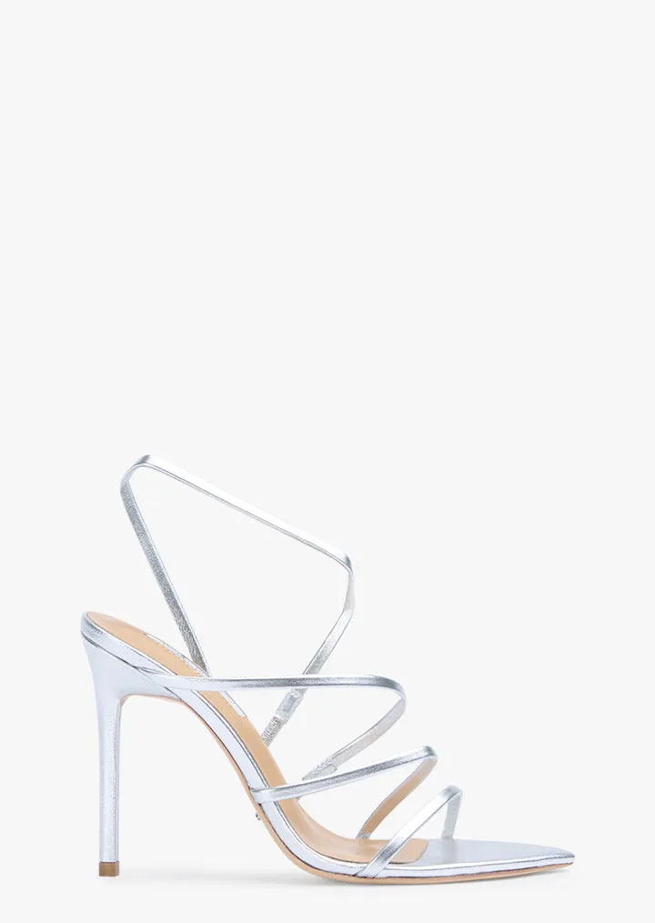 Milana Silver Nappa Metallic sold by Tony Bianco