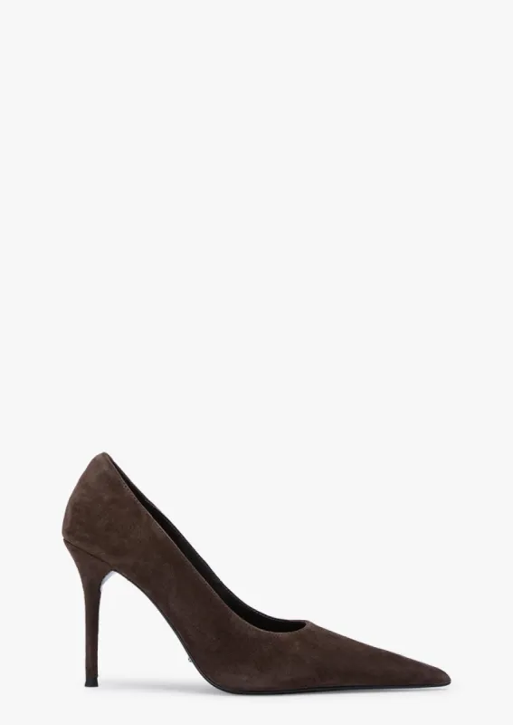 Imogen Espresso Suede sold by Tony Bianco