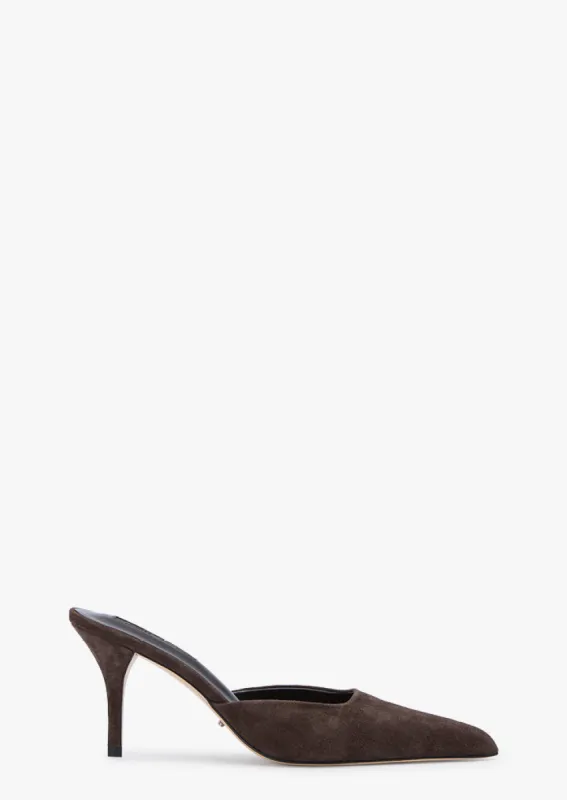 Cosmic Espresso Suede sold by Tony Bianco
