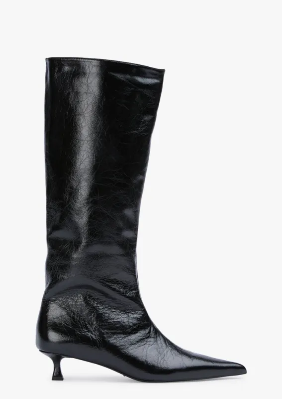 Crystal Black Crinkle sold by Tony Bianco