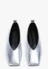 Hazel Silver Nappa Metallic sold by Tony Bianco