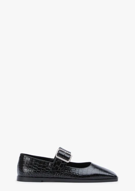 Brandy Black Croc sold by Tony Bianco