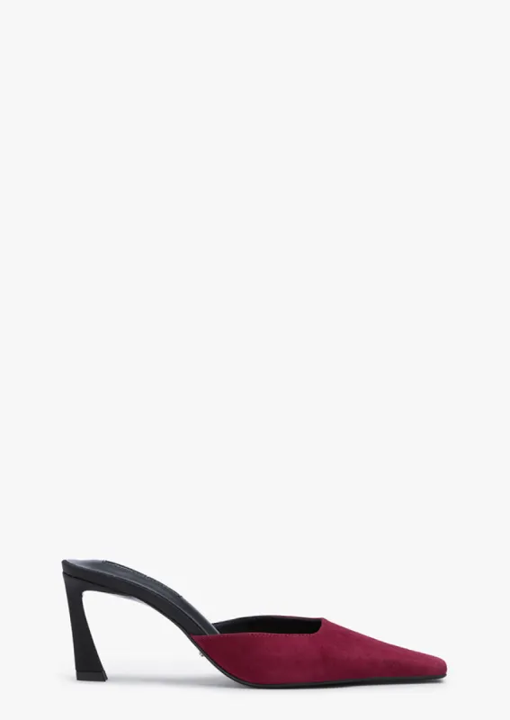 Jasmin Bordeaux Suede sold by Tony Bianco