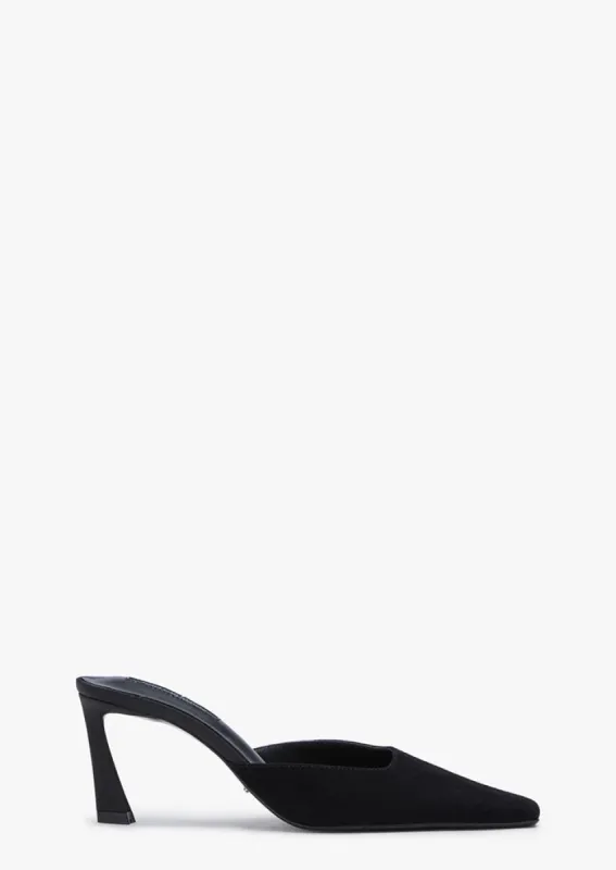 Jasmin Black Suede sold by Tony Bianco