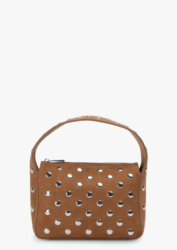 Natty Taupe Suede/Studs sold by Tony Bianco