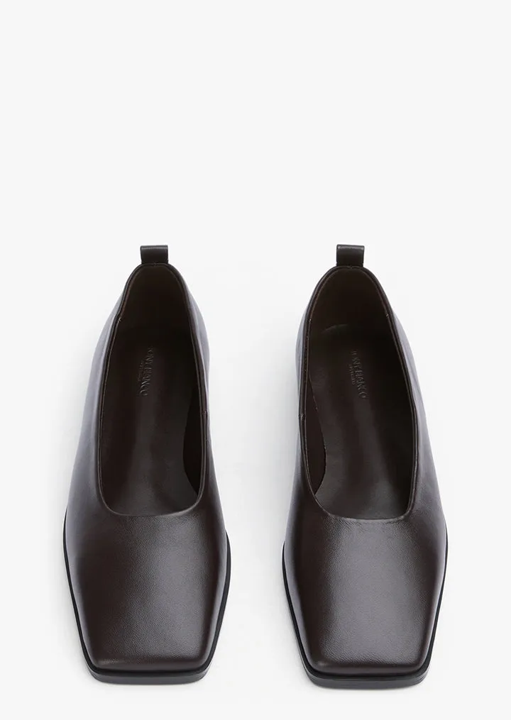 Brittany Chocolate Nappa sold by Tony Bianco product image thumbnail 3