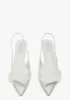Diaz White Hi Shine Heels sold by Tony Bianco