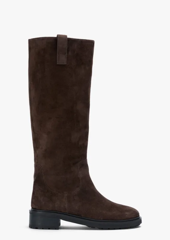 Hayes Espresso Suede sold by Tony Bianco