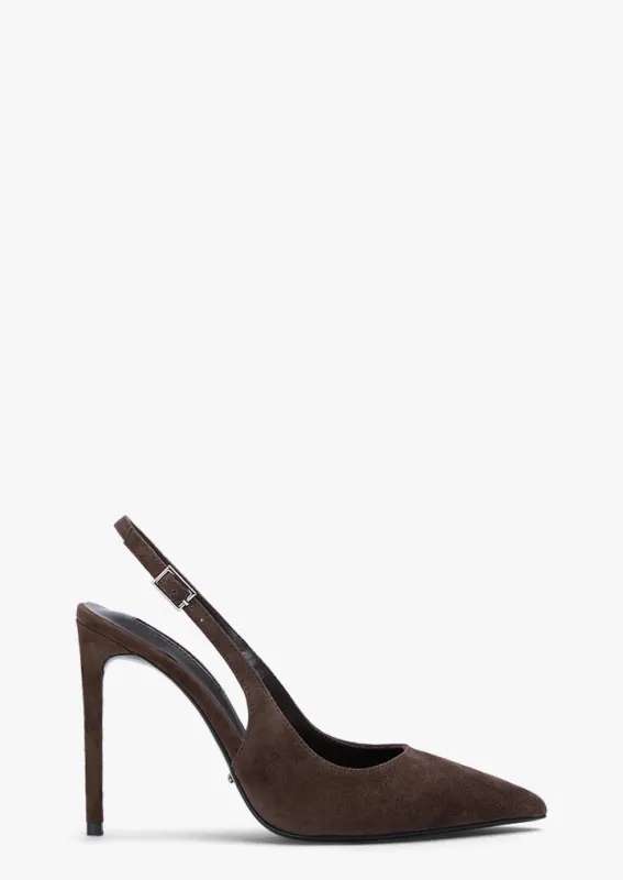 Asti Espresso Suede sold by Tony Bianco