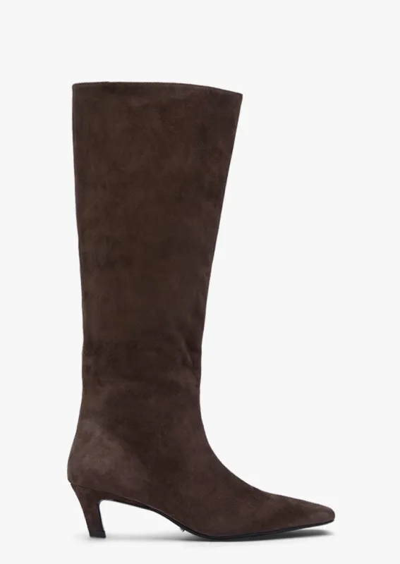Evysa Espresso Suede sold by Tony Bianco