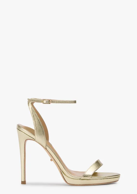 Skye Gold Nappa Metallic sold by Tony Bianco