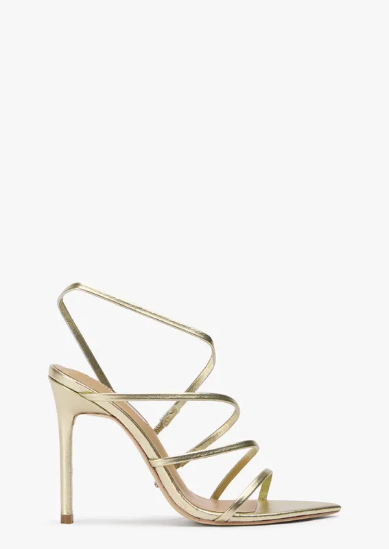 Milana Gold Nappa Metallic sold by Tony Bianco