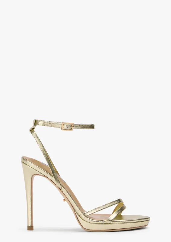 Sage Gold Nappa Metallic sold by Tony Bianco