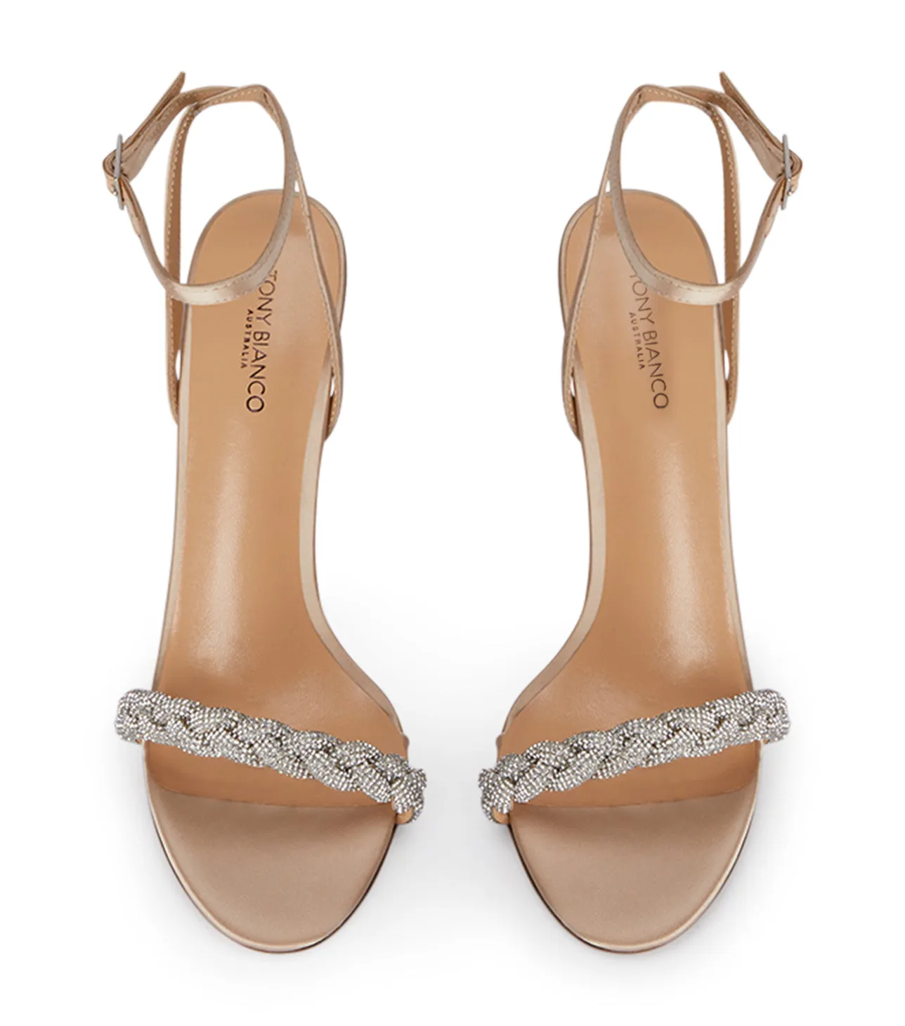 Kosta Nude Satin Heels sold by Tony Bianco product image thumbnail 4