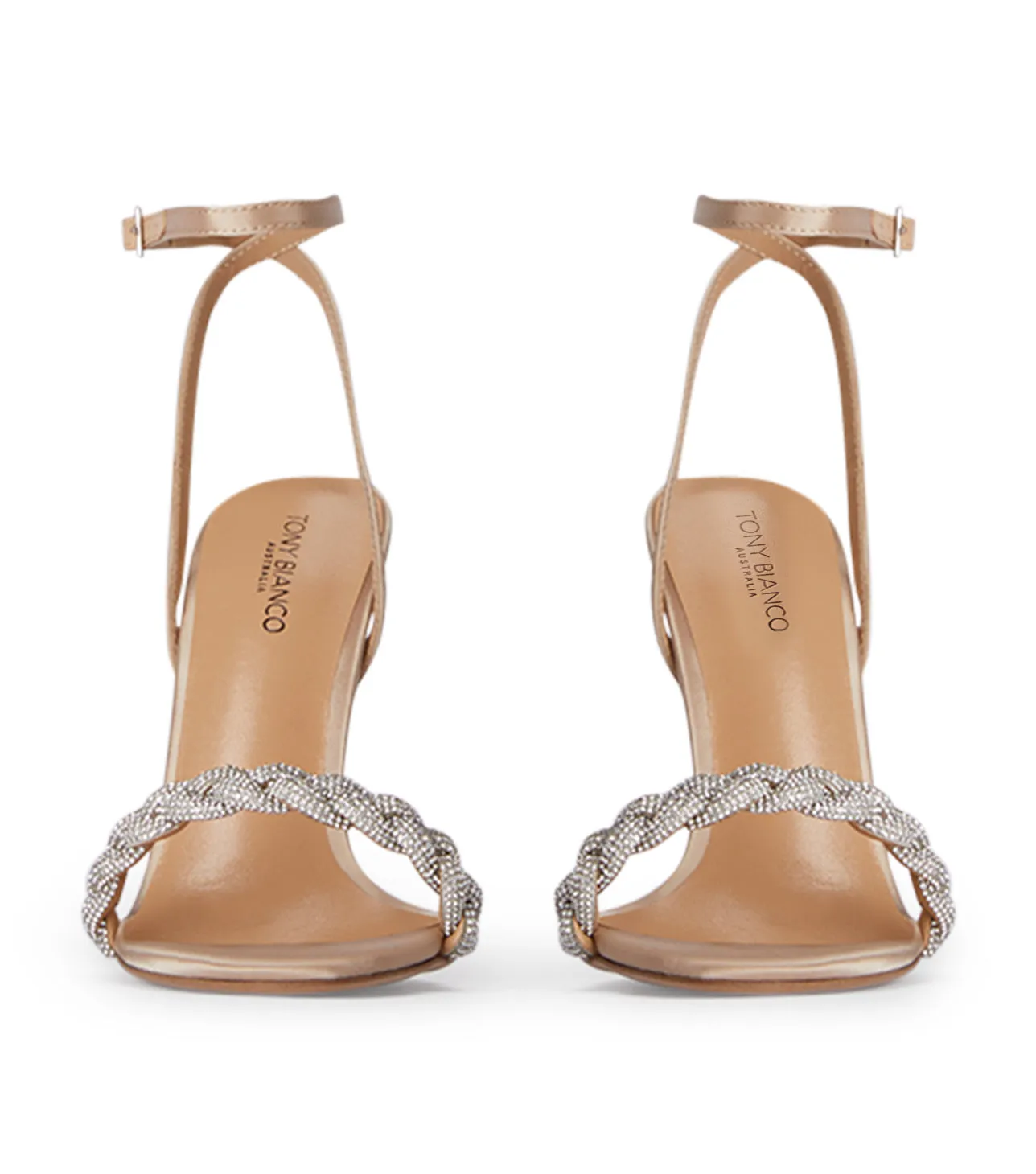 Kosta Nude Satin Heels sold by Tony Bianco product image thumbnail 5