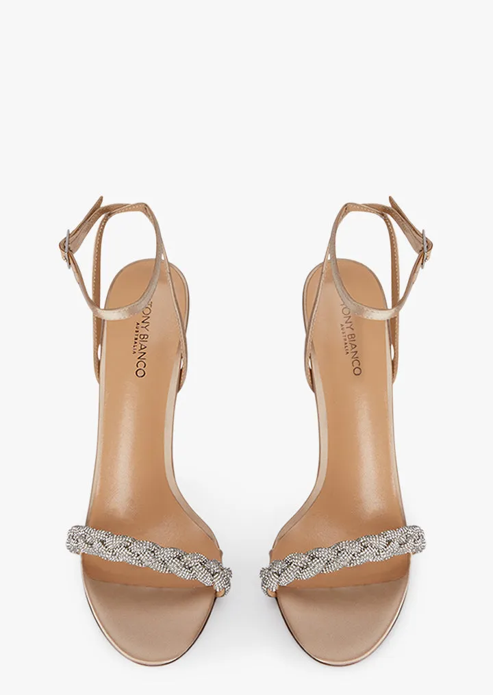 Kosta Nude Satin Heels sold by Tony Bianco product image thumbnail 2