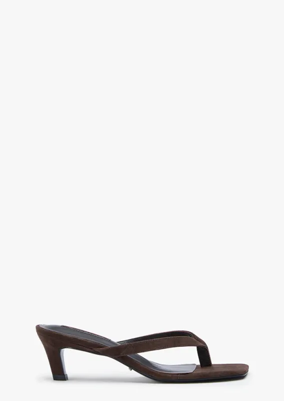 Topaz Espresso Suede sold by Tony Bianco