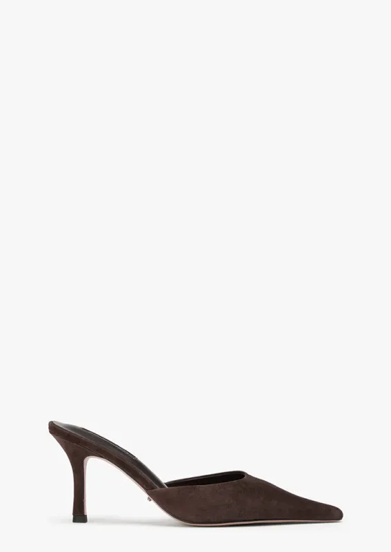 Sicily Espresso Suede sold by Tony Bianco