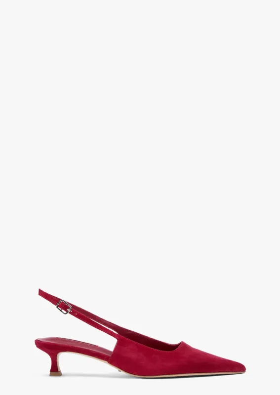 Crush Scarlet Suede sold by Tony Bianco