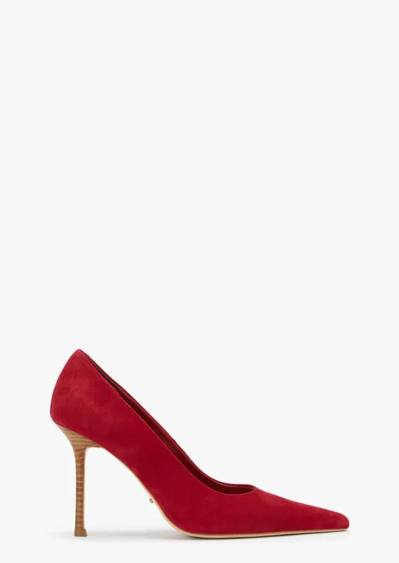 Niki Scarlet Suede made by Tony Bianco
