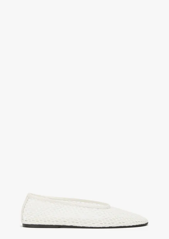 Mazey White Mesh sold by Tony Bianco