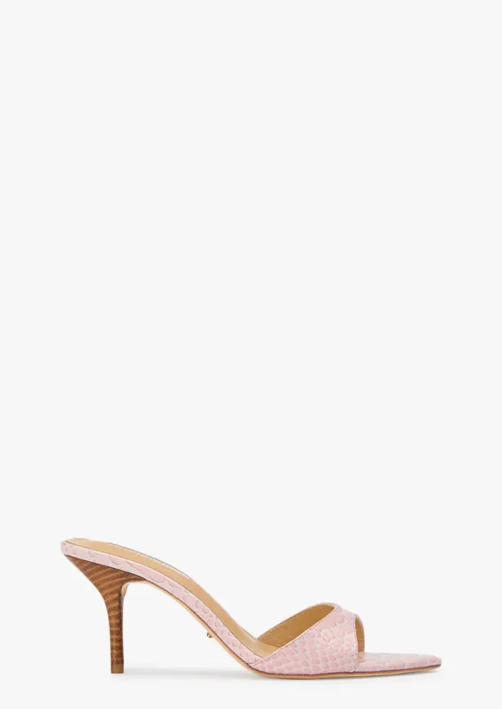 Hallie Pink Python sold by Tony Bianco