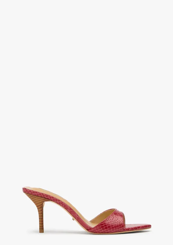 Hallie Scarlet Python sold by Tony Bianco