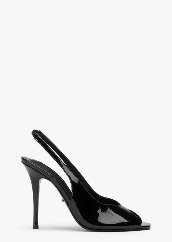 Dane Black Patent sold by Tony Bianco