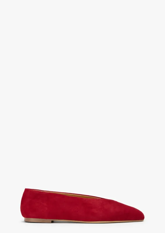 Brash Scarlet Suede sold by Tony Bianco