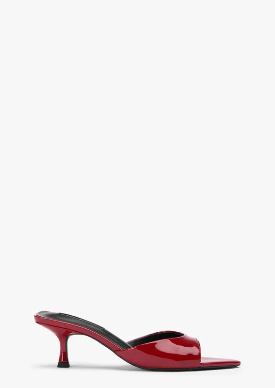 Fluke Scarlet Patent sold by Tony Bianco