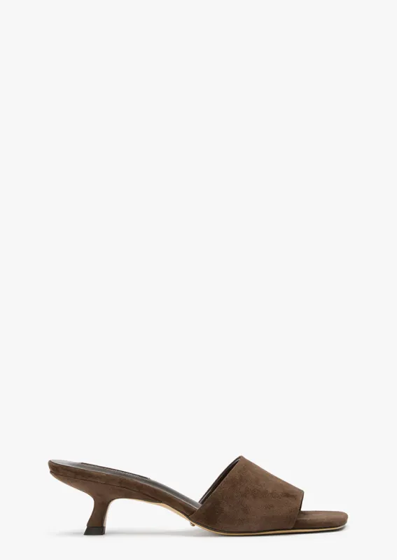 Tate Espresso Suede sold by Tony Bianco