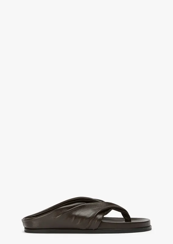 Lavinia Chocolate Nappa sold by Tony Bianco