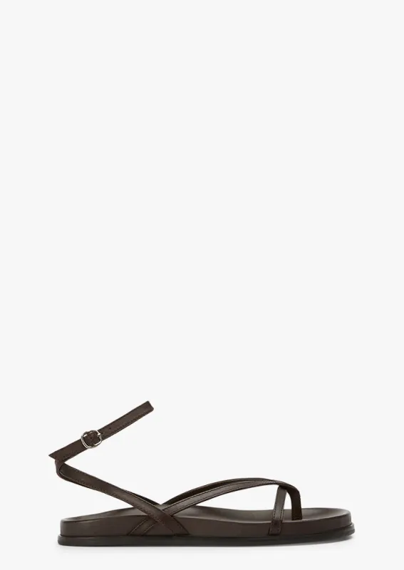 Lucie Chocolate Nappa sold by Tony Bianco