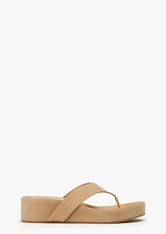 Blaire Wheat Suede sold by Tony Bianco