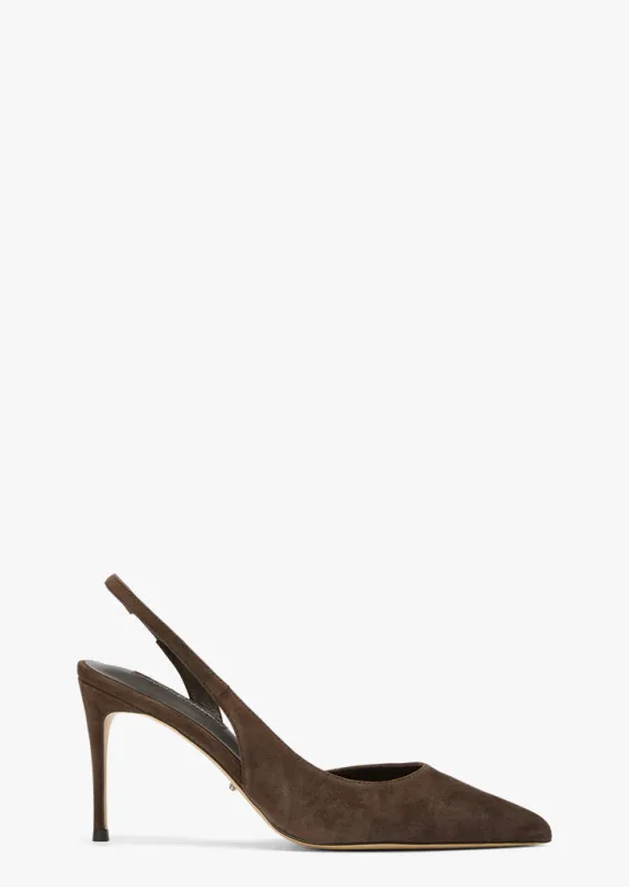 Peta Espresso Suede sold by Tony Bianco