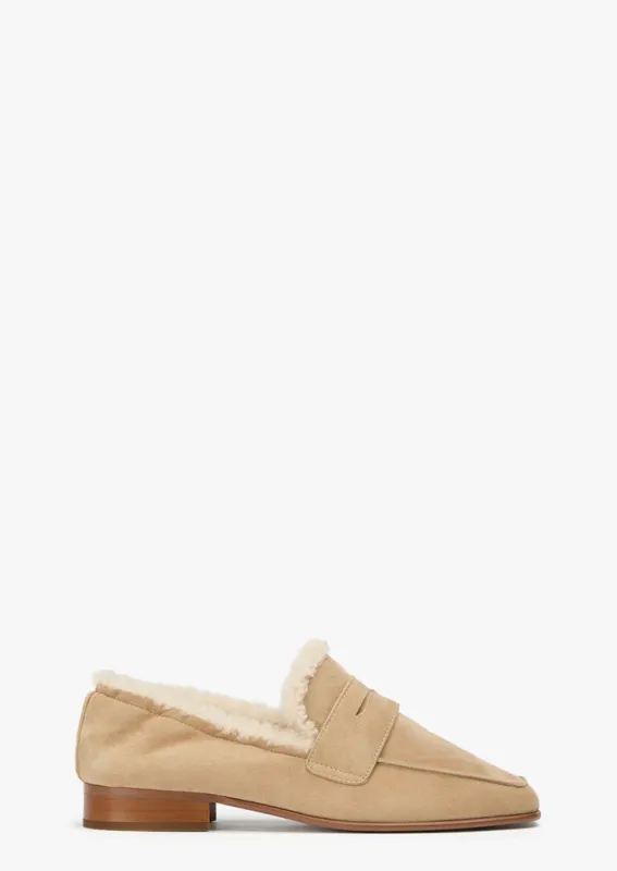 Gloria Stone Suede/Shearling made by Tony Bianco