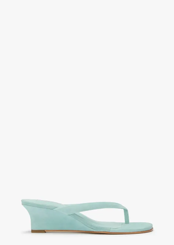Edgy Turquoise suede made by Tony Bianco