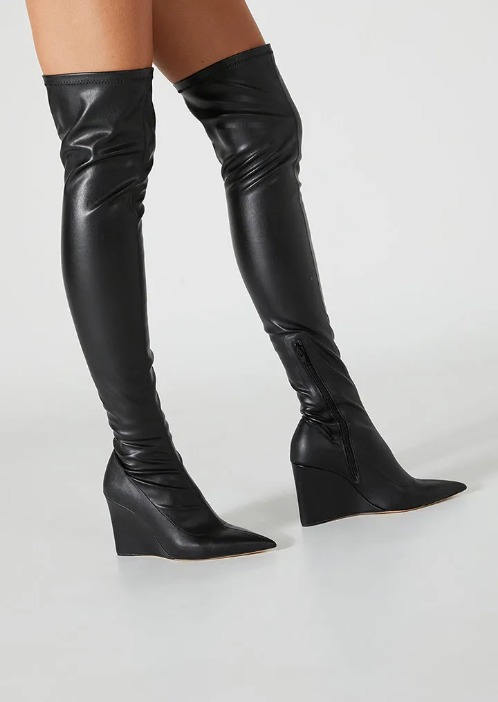 Doja Black Venezia Long Boots sold by Tony Bianco product image thumbnail 2