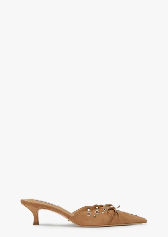 Kae Butterscotch Suede sold by Tony Bianco