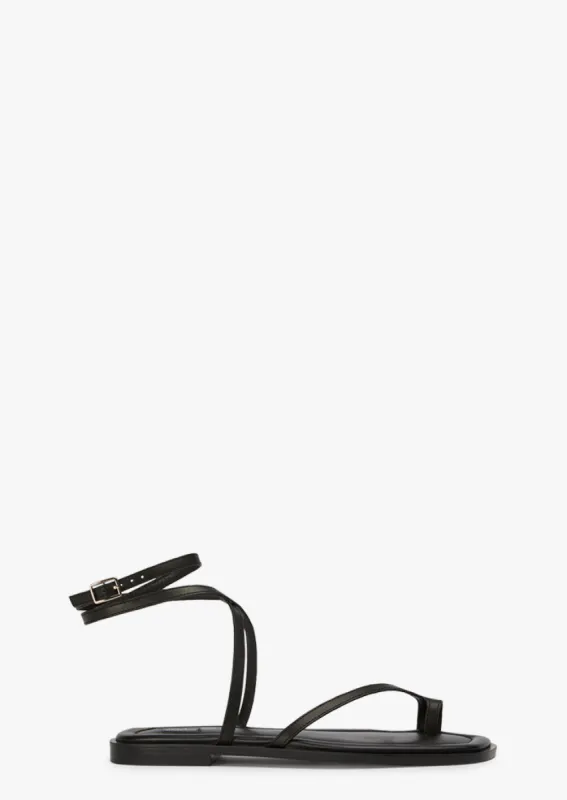 Bridgette Black Flats sold by Tony Bianco