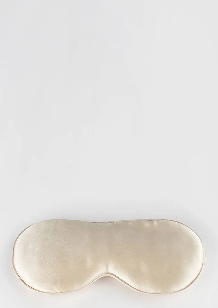 Sleep Eye Mask Mulberry Champagne Silk Promo sold by Tony Bianco