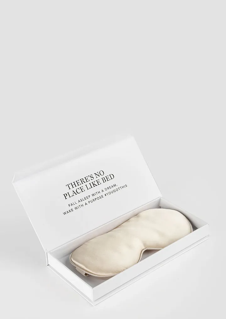 Sleep Eye Mask Mulberry Champagne Silk Promo sold by Tony Bianco product image thumbnail 2