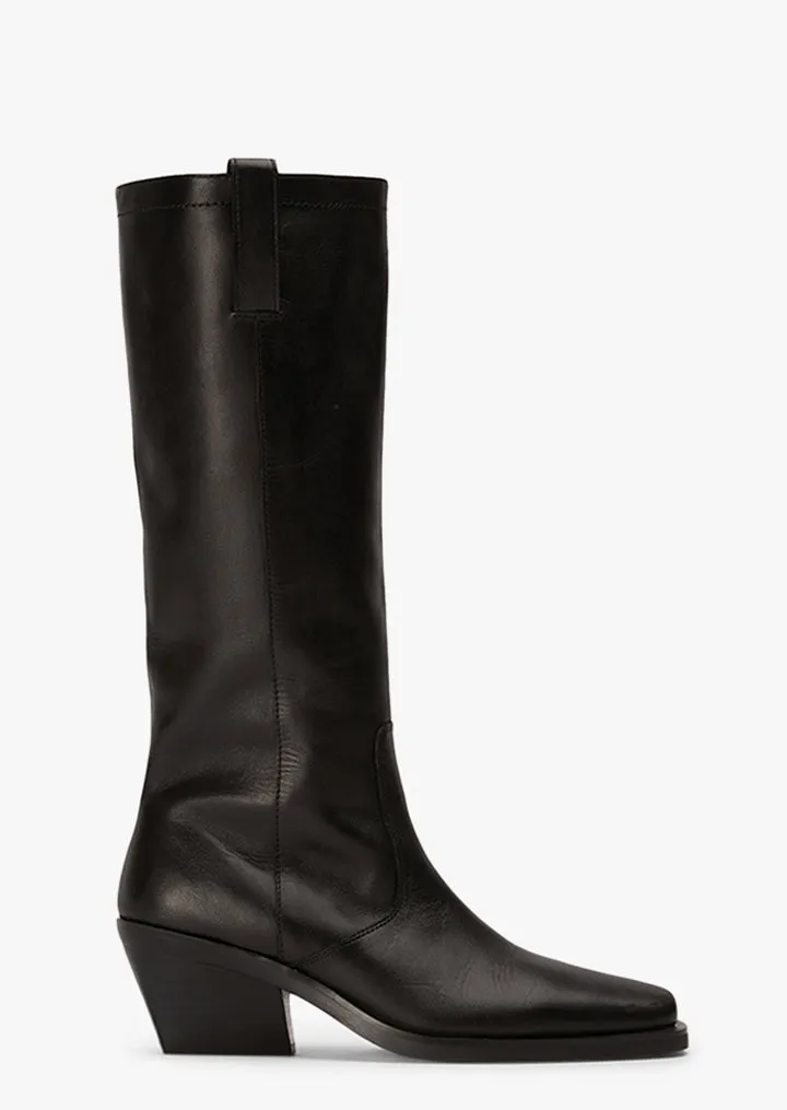 Kastro Black Como Calf Boots sold by Tony Bianco