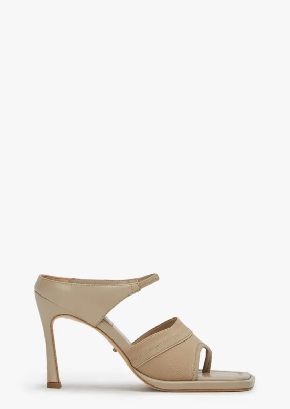 Jade Stone Elastic/Stone Heels sold by Tony Bianco