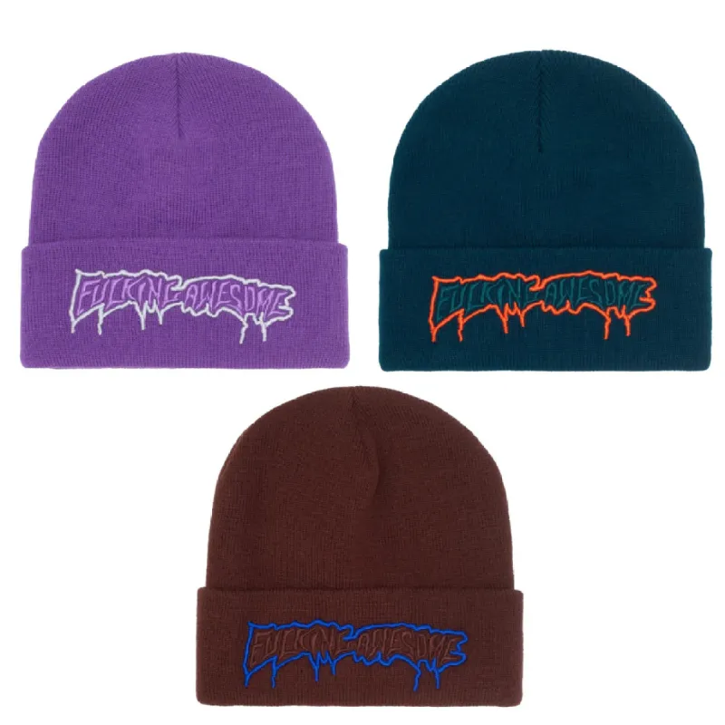 RUNNING LOGO CUFF BEANIE sold by Top of the World