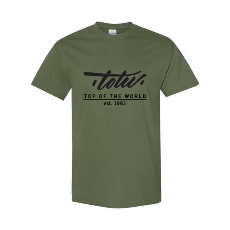 Script Logo T-Shirt sold by Top of the World