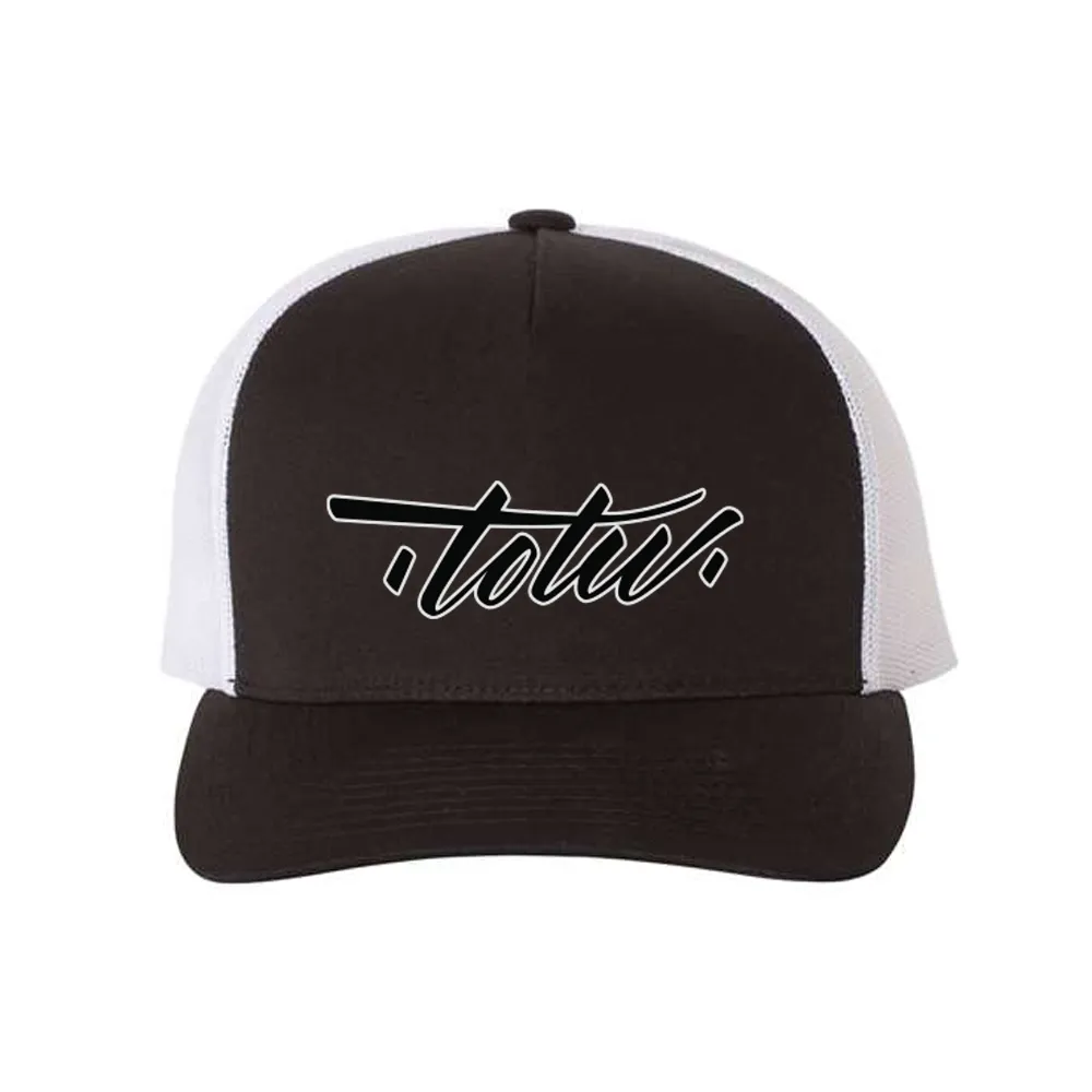 Script Logo Trucker Hat sold by Top of the World