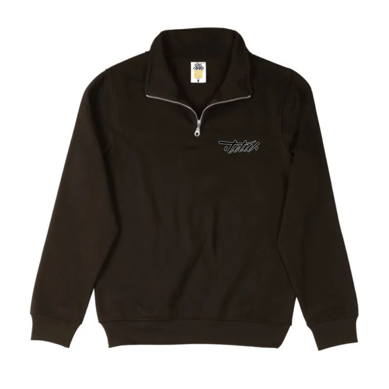 Script Logo Quarter Zip made by Top of the World