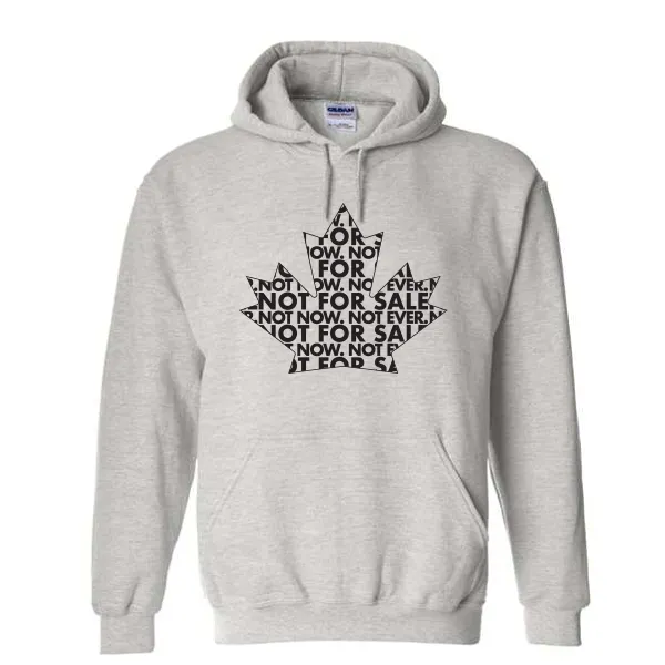 Not Now Not Ever Hoodie sold by Top of the World